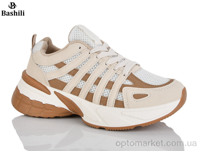 Купить Кросівки жіночі H6595-119 Башили бежевий, фото 2