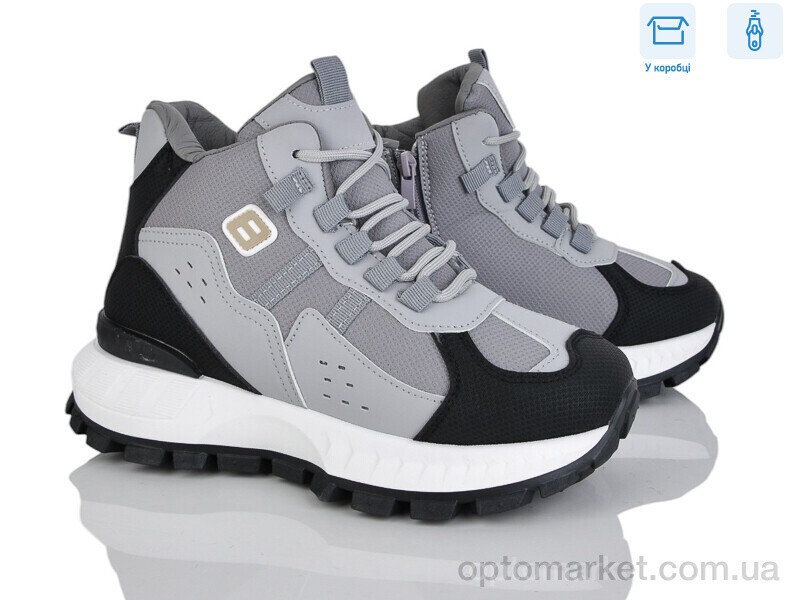 Купить Черевики жіночі H75-2 Xifa сірий, фото 2