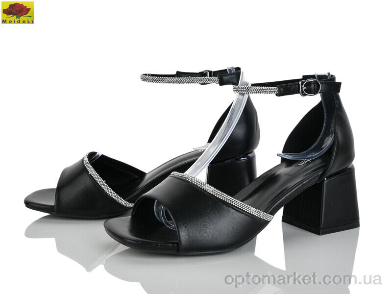 Купить Босоніжки жіночі H777-28 Mei De Li чорний, фото 2