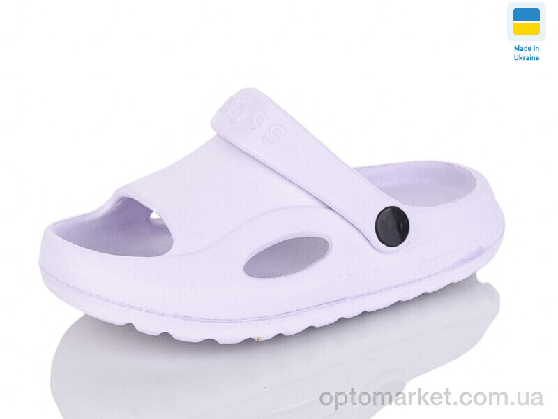 Купить Шльопанці дитячі H9 бузок Cross фіолетовий, фото 2