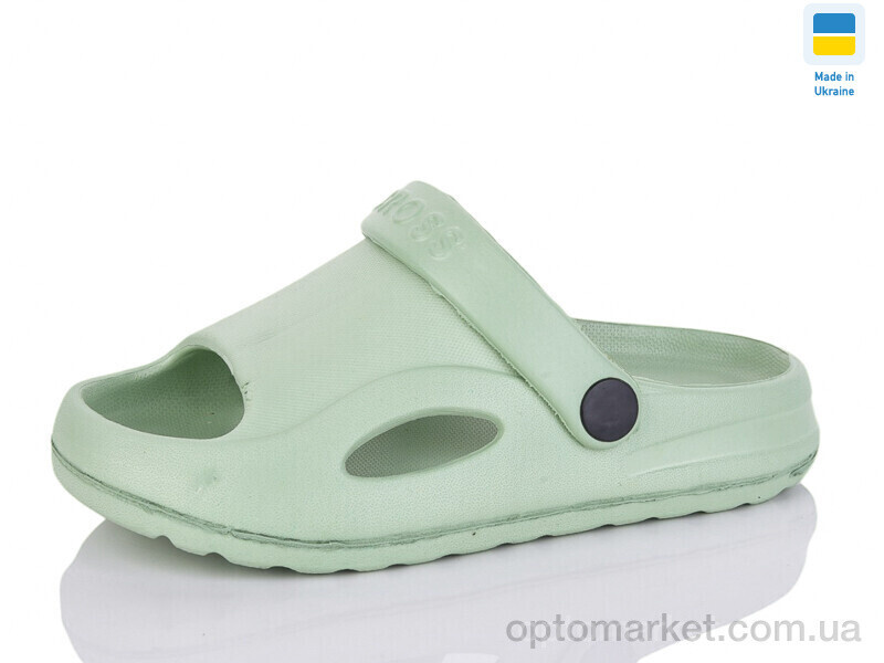 Купить Шльопанці дитячі H9 м'які оливка Cross зелений, фото 2