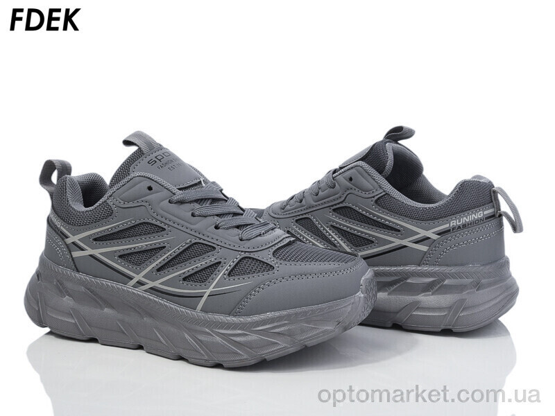 Купить Кросівки унісекс H9206-8 Fdek сірий, фото 2
