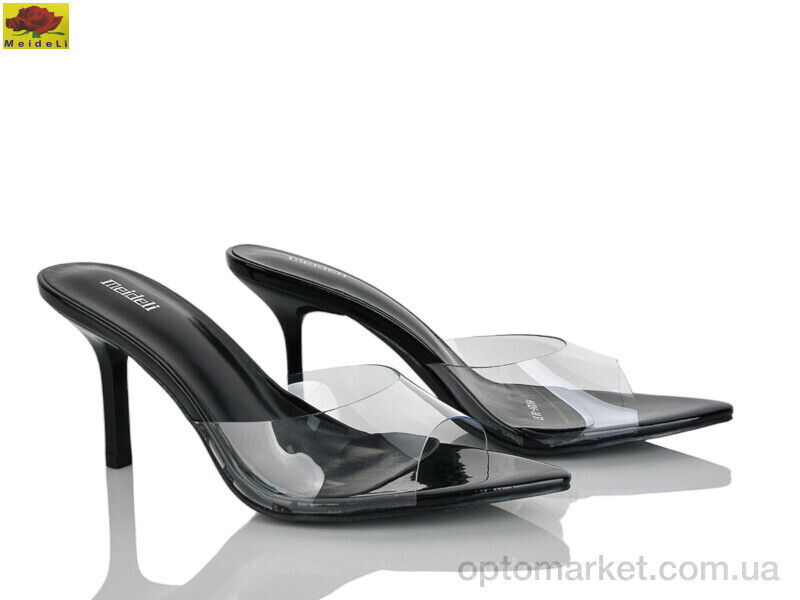 Купить Шльопанці жіночі H9326-38 Mei De Li чорний, фото 2