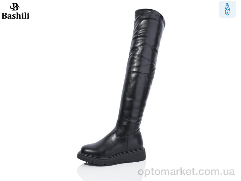 Купить Ботфорти жіночі H93A09-1 Башили чорний, фото 2