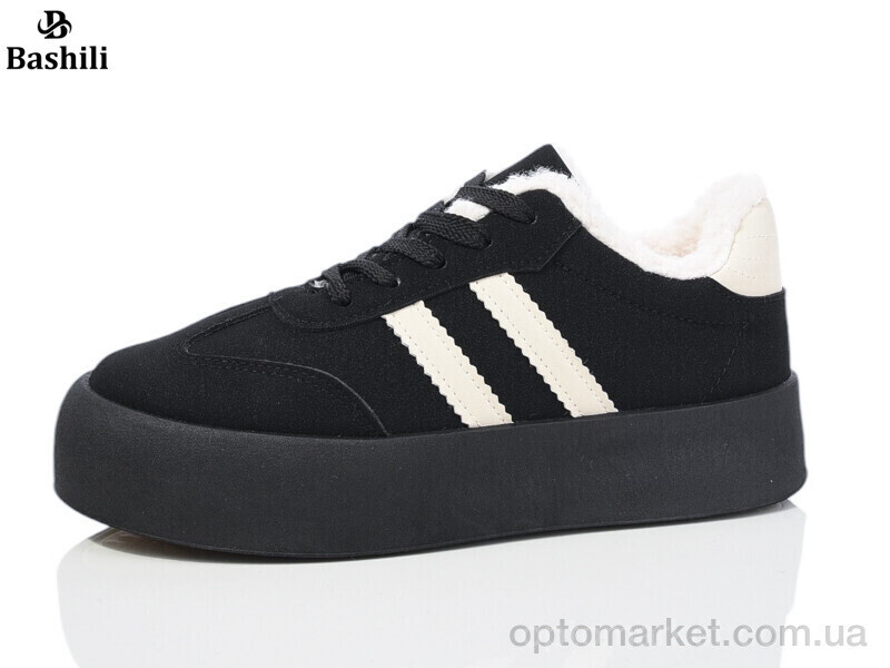 Купить Кросівки жіночі H93A71-22 Башили чорний, фото 2