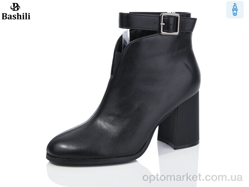 Купить Черевики жіночі H93A76-2 єврохутро Башили чорний, фото 2