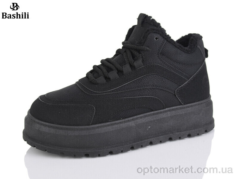 Купить Кросівки жіночі H9504-2 Башили чорний, фото 2