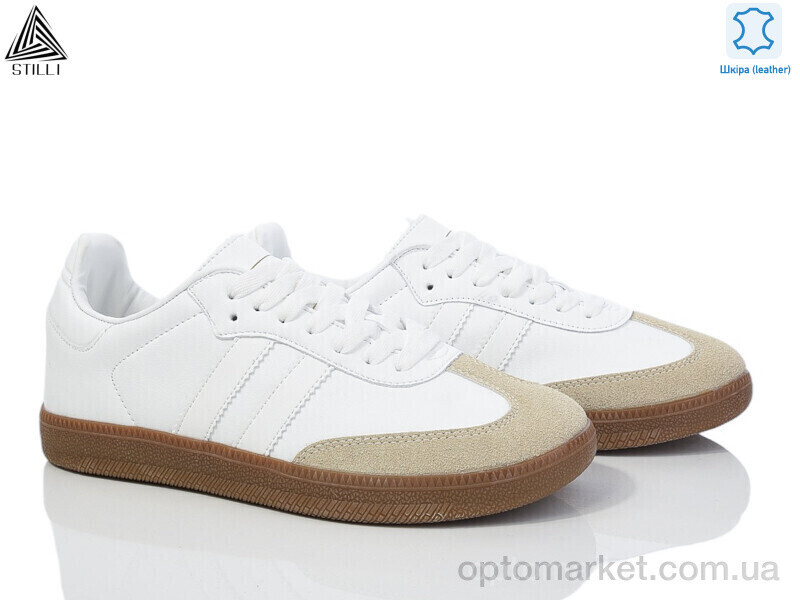Купить Кросівки жіночі HB600-9 шкіра піна Stilli білий, фото 2