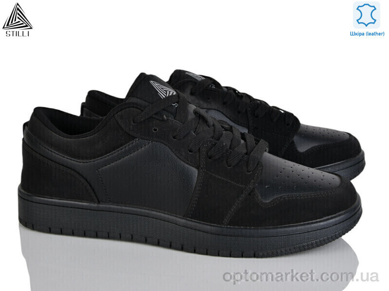 Купить Кросівки чоловічі HB830-2 шкіра піна Stilli чорний, фото 2