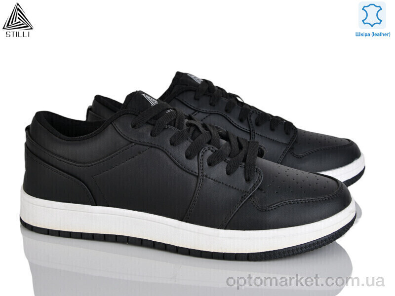 Купить Кросівки чоловічі HB830-7 шкіра піна Stilli чорний, фото 2