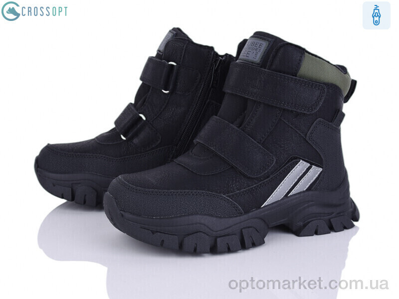 Купить Черевики дитячі HC383 black-army-green Clibee чорний, фото 2