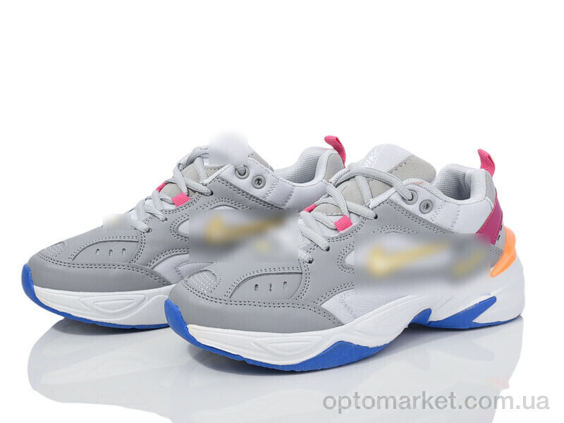 Купить Кросівки жіночі HD62-B1897-12 grey-purple N.ke сірий, фото 3