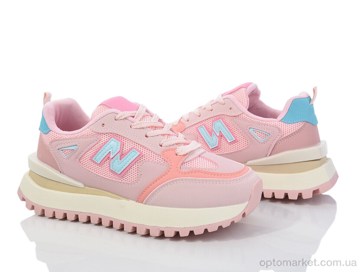 Купить Кросівки жіночі HD69 (172-48)-3 pink Violeta only one рожевий, фото 2