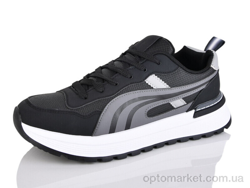 Купить Кросівки чоловічі HK5005-1 DaFuYuan чорний, фото 2