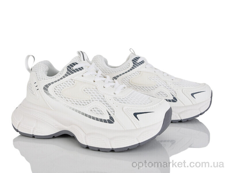 Купить Кросівки жіночі HQ66-17 Бабочка-Mengfuna-AESD білий, фото 2