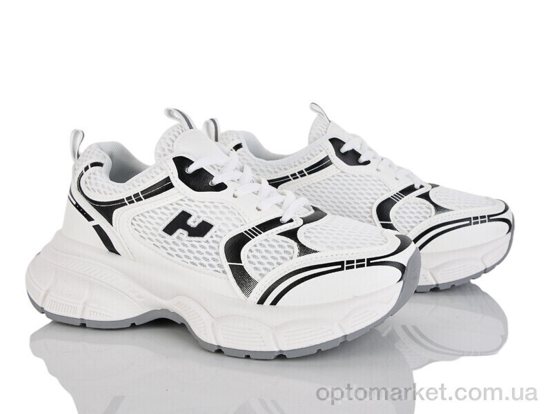 Купить Кросівки жіночі HQ66-31 Бабочка-Mengfuna-AESD білий, фото 2