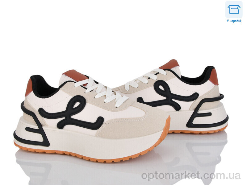 Купить Кросівки жіночі HT06-3 Lady Lily бежевий, фото 2