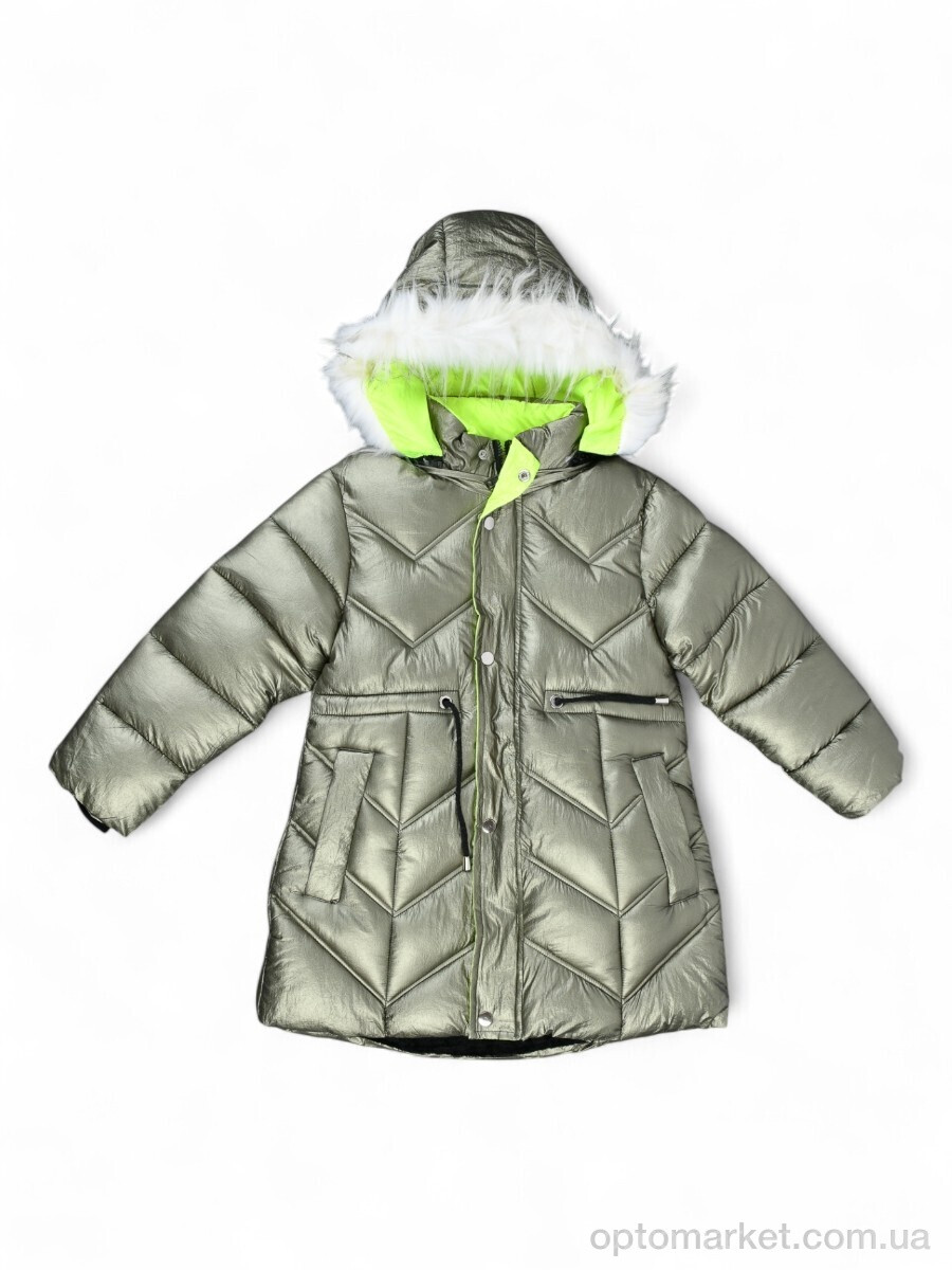 Купить Куртка дитячі HY21-57 (09399) green YuFang зелений, фото 3