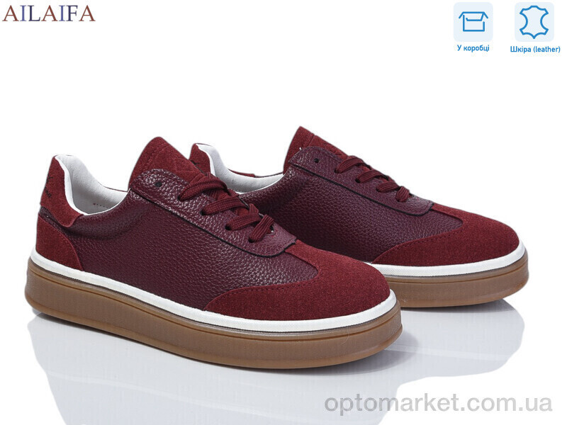 Купить Кросівки жіночі HZ36-2 L.ra Piana бордовий, фото 2