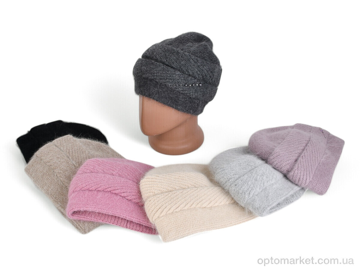 Купить Шапка жіночі J01 mix Королева мікс, фото 2