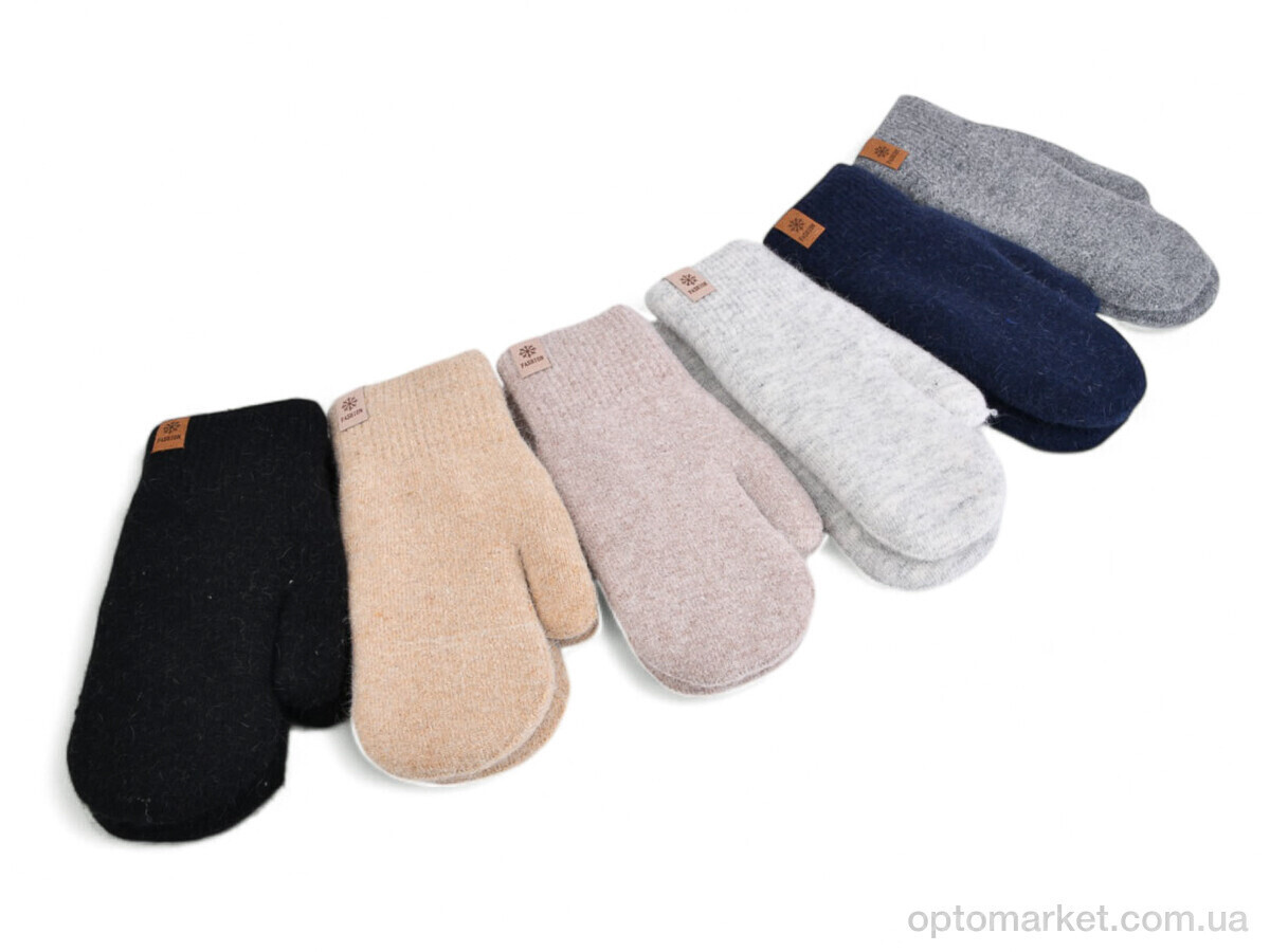 Купить Рукавиці жіночі J1025 mix (ангора) Number one мікс, фото 3