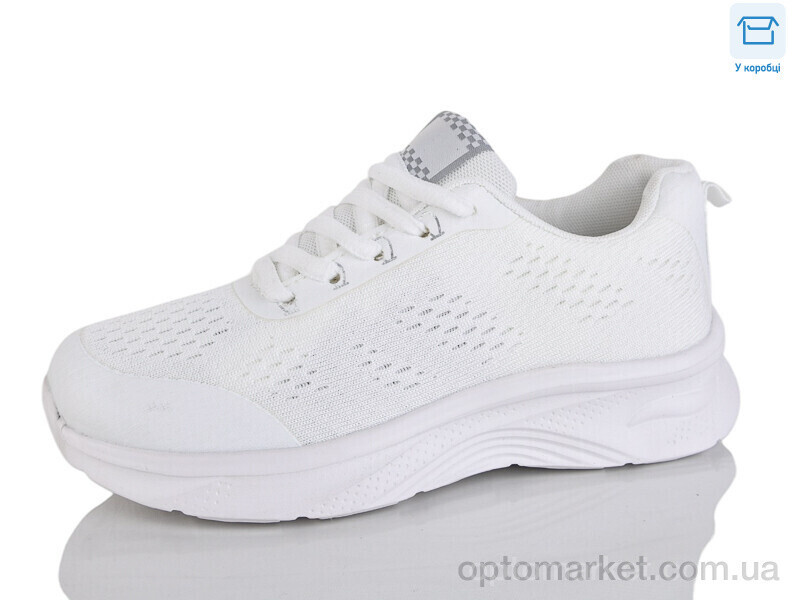 Купить Кросівки жіночі J1052-2 Hongquan білий, фото 2
