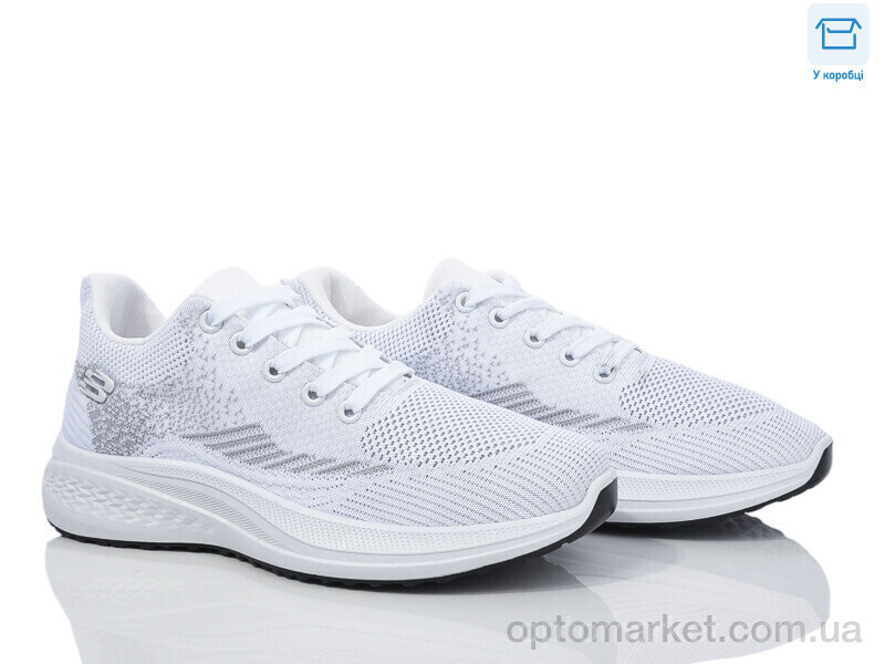 Купить Кросівки чоловічі J1077-2 Hongquan білий, фото 2