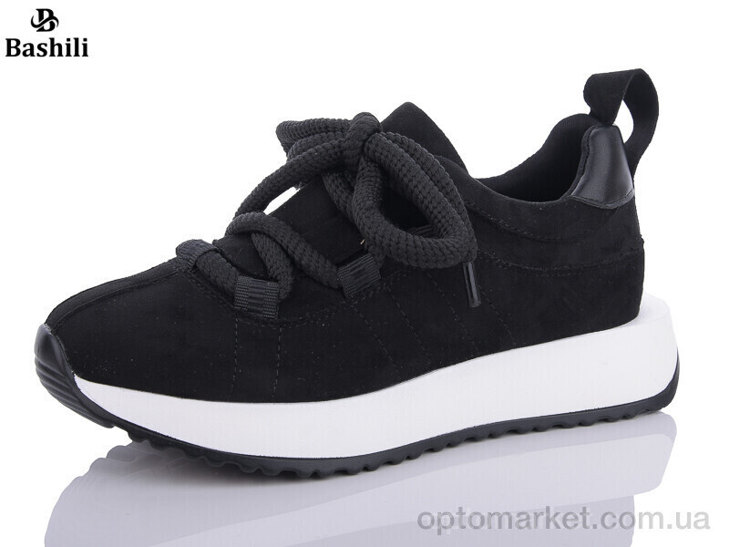 Купить Кросівки жіночі J122-6 Башили чорний, фото 2