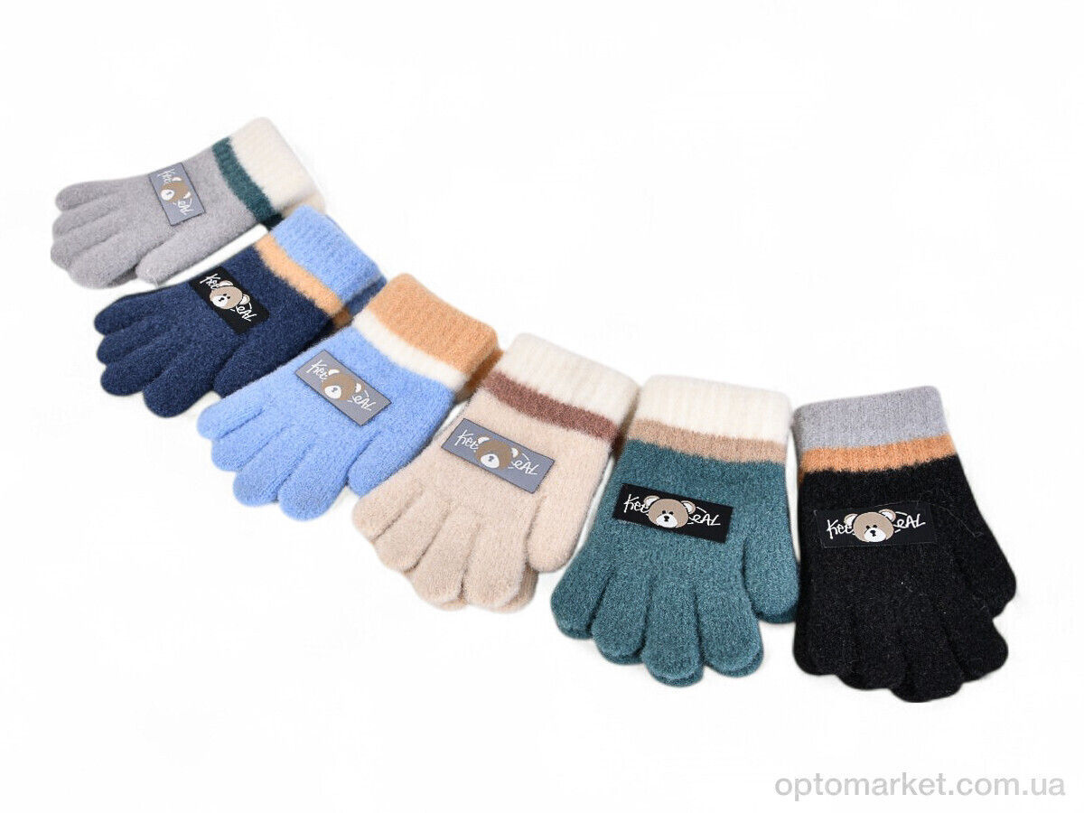 Купить Рукавички дитячі J2001 альпака mix Number one мікс, фото 2