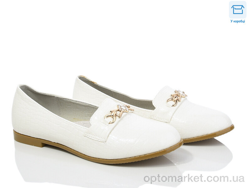 Купить Балетки дитячі J205-1 (09167) Y.Top білий, фото 2