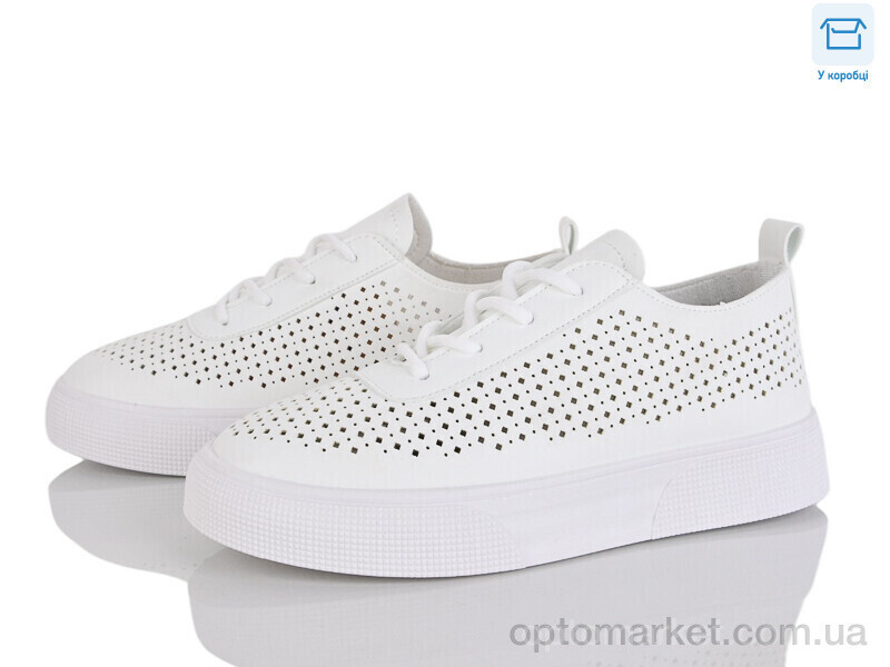 Купить Кросівки жіночі J2113-2 Hongquan білий, фото 2