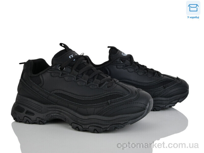 Купить Кросівки жіночі J805-1 Hongquan чорний, фото 2