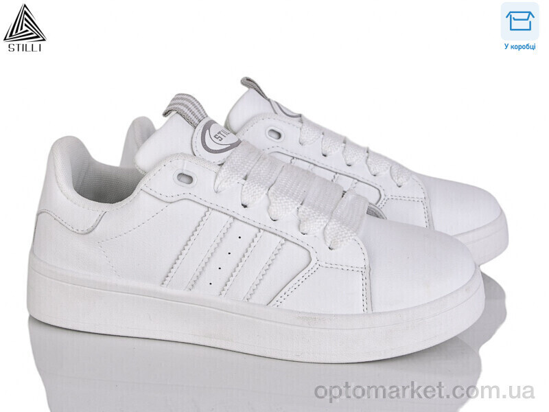 Купить Кросівки жіночі JH300-1 шкіра Stilli білий, фото 2
