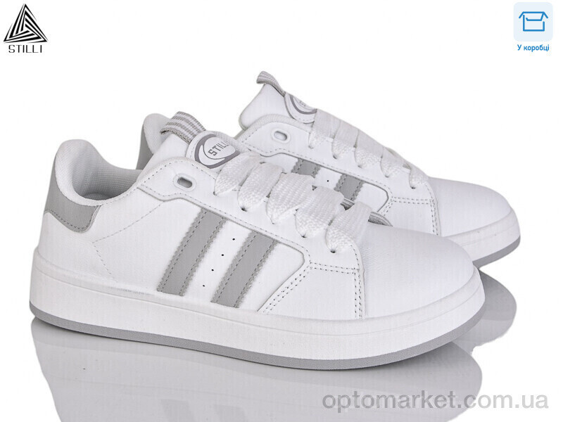 Купить Кросівки жіночі JH300-11 шкіра Stilli білий, фото 2