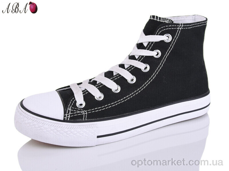 Купить Кеди жіночі JP53-1 Aba чорний, фото 2