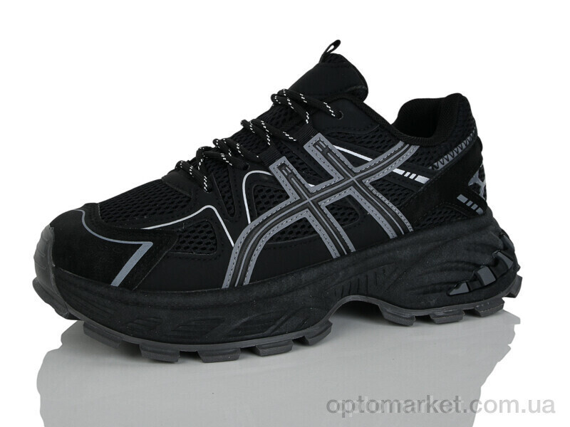 Купить Кросівки жіночі JQ13-1 DaFuYuan чорний, фото 3