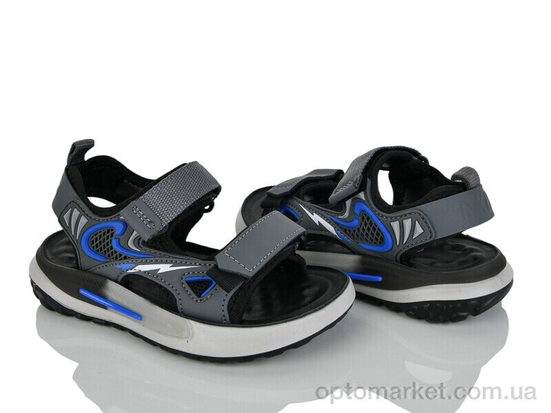 Купить Сандалі дитячі JX601-2A KIMBOO сірий, фото 2