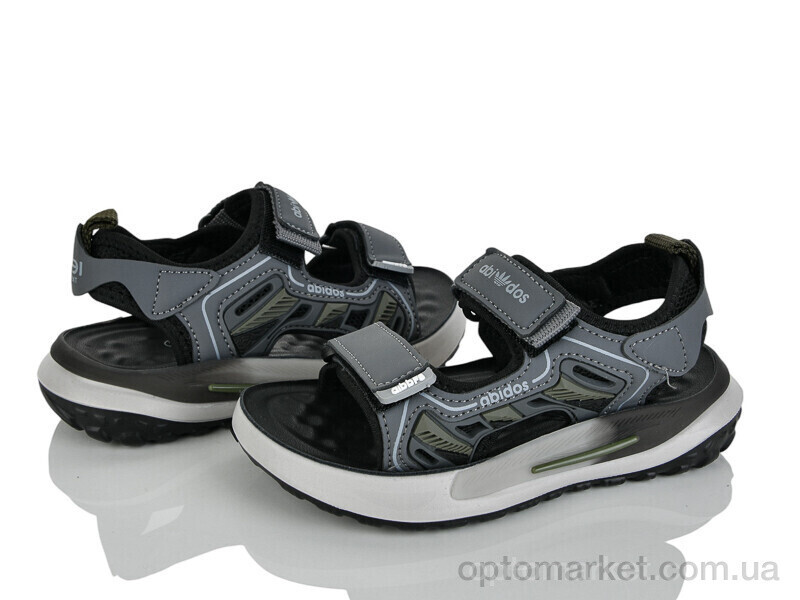 Купить Сандалі дитячі JX602-3A KIMBOO сірий, фото 2