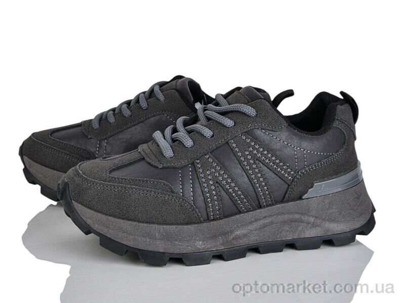 Купить Кросівки жіночі K006-4 Loretta сірий, фото 2