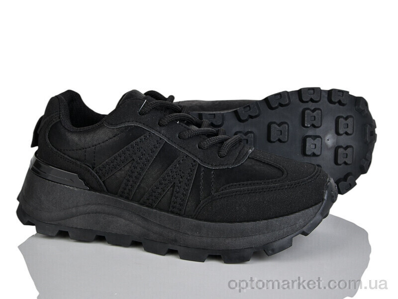 Купить Кросівки жіночі K006 Loretta чорний, фото 2