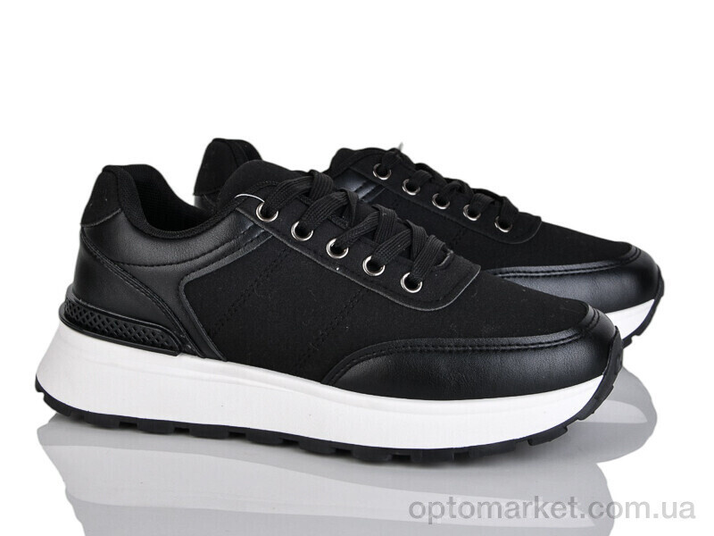 Купить Кросівки жіночі K008 Loretta чорний, фото 2