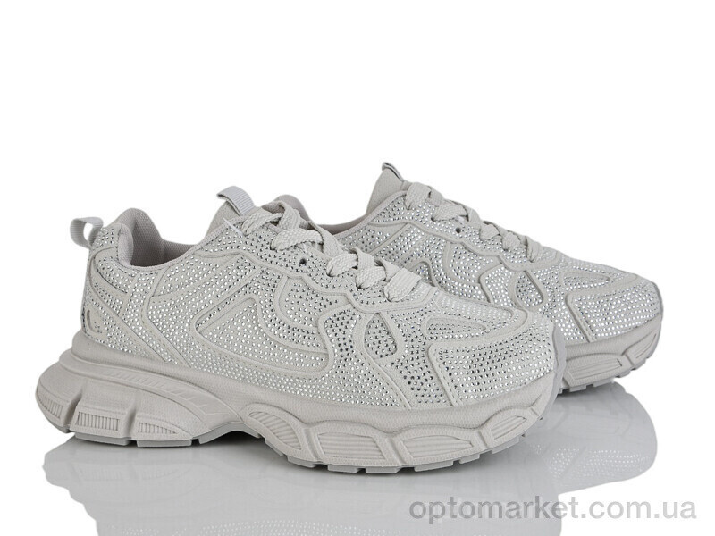 Купить Кросівки жіночі K037-2 Loretta сірий, фото 2