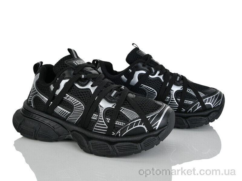 Купить Кросівки жіночі K056-1 Loretta чорний, фото 2