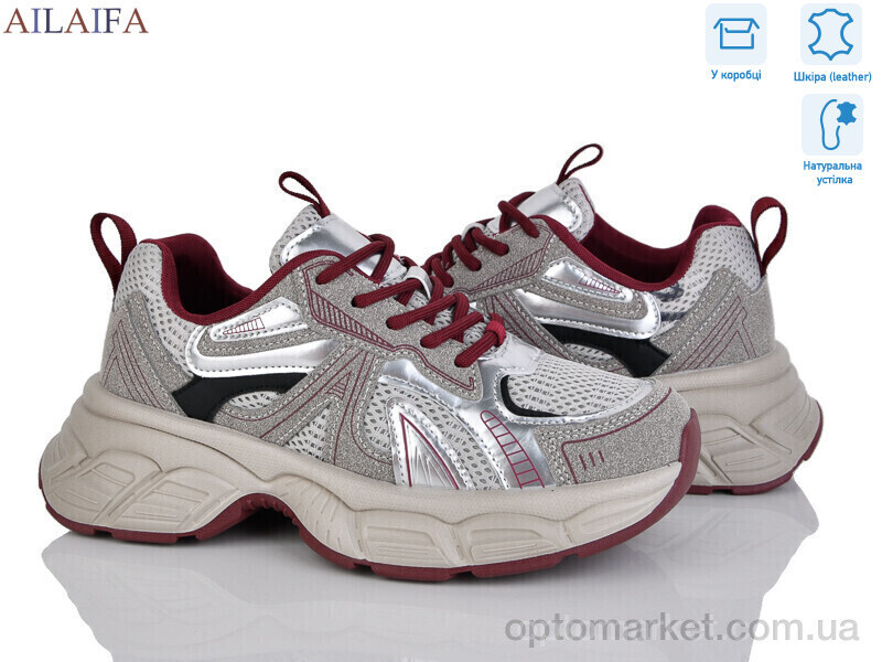 Купить Кросівки жіночі K114-2 Miyou сірий, фото 2