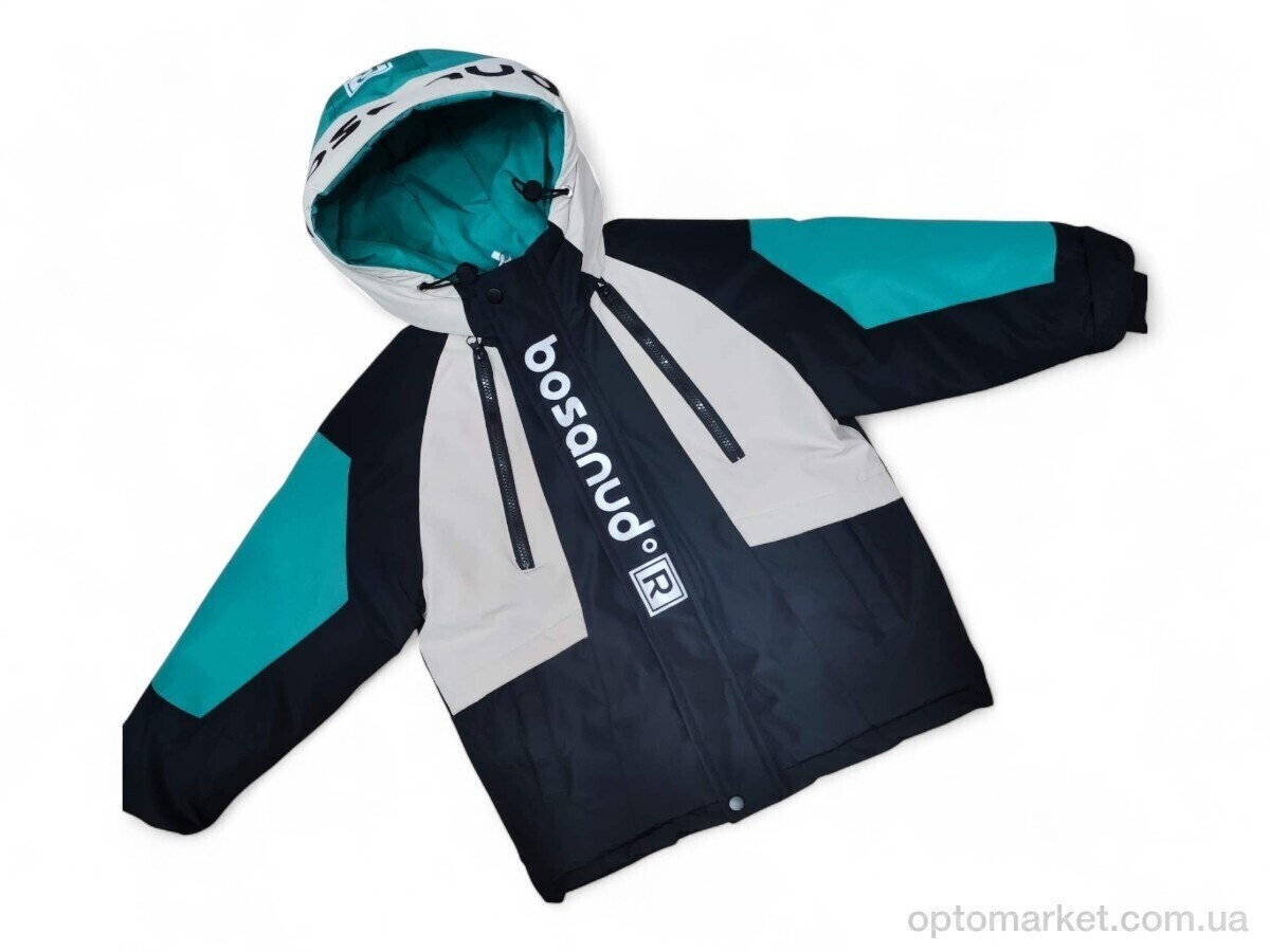 Купить Куртка дитячі K25 чорний з бірюзовим єврозима KaMuTong чорний, фото 2