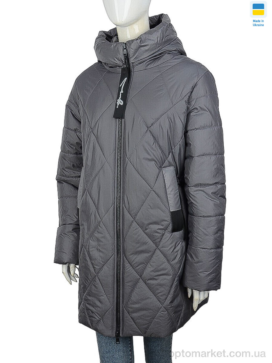 Купить Куртка жіночі K3 т.сірий Divo сірий, фото 4