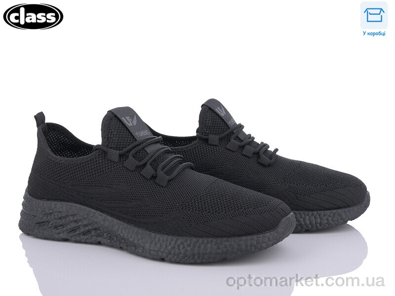 Купить Кросівки чоловічі K3338-1 Wei Wei чорний, фото 2