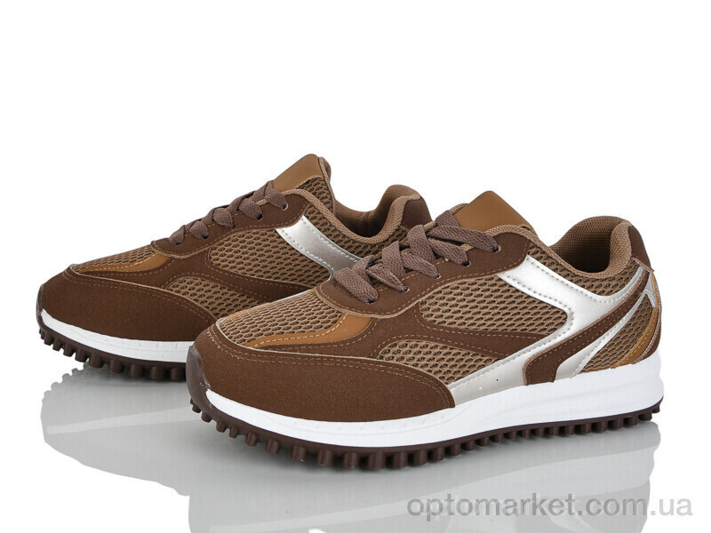 Купить Кросівки жіночі K519-4 Loretta коричневий, фото 2