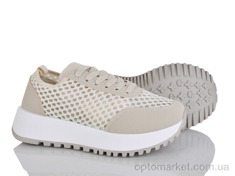 Купить Кросівки жіночі K527-2 Loretta бежевий, фото 2