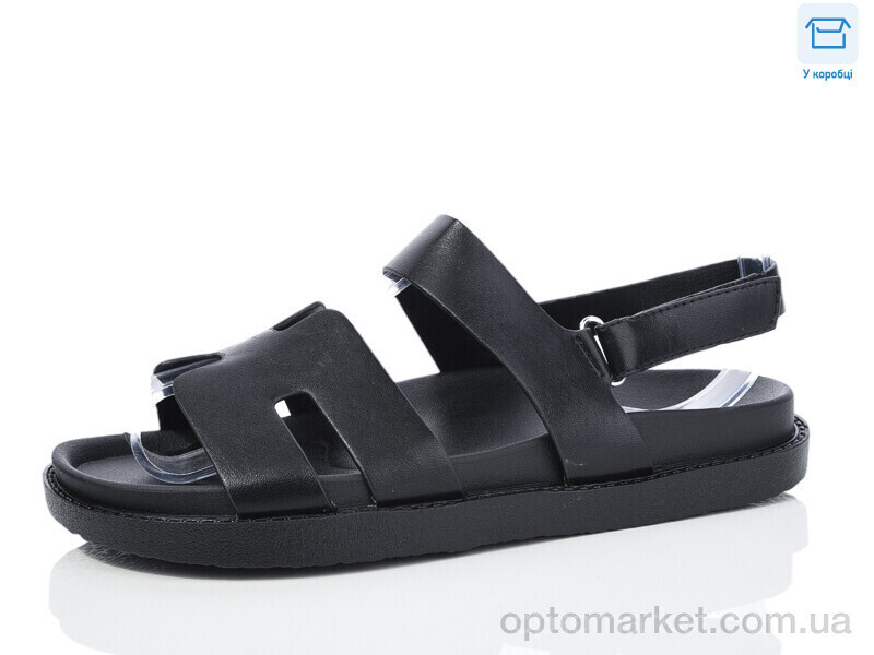 Купить Босоніжки жіночі K53-1 GB чорний, фото 2